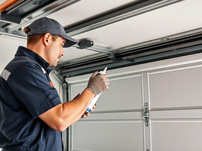 Maintenance garage door service by Garage Door Wheeler technicians
